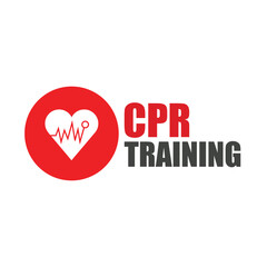 heart cpr medical icon vector design	