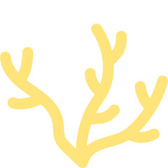 Obraz premium Flat Coral Reef