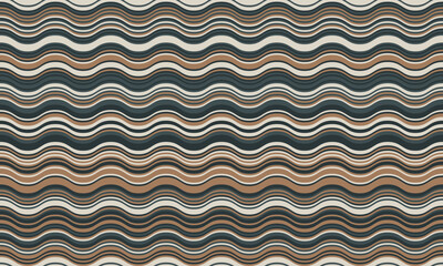 Abstract wavy stripes background in calming earth tones.  Perfect for website banners, textile designs, or adding subtle texture to your projects.