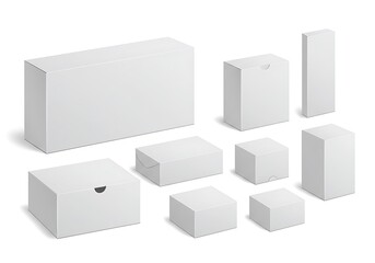 Obraz premium Blank Canvas: A Packaging Suite