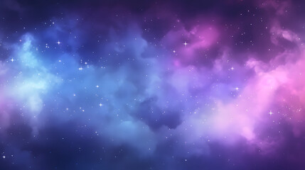 Fototapeta premium Cosmic background of stars and galaxies. 