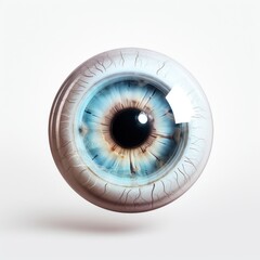 Eye ball white background accessories accessory.