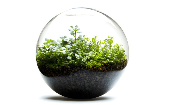 environmental glob with isolated background