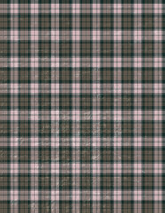 Plaid fabric pattern, blue, brown, cream, seamless for textiles, and for designing clothes, skirts or decorative fabrics. Vector illustration.