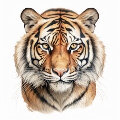 Fototapeta premium Tiger wildlife drawing animal.