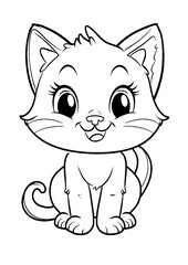 Obraz premium black and white vector coloring pages 