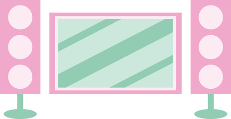 tv speaker electricity appliances.svg