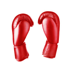 rote Boxhandschuhe