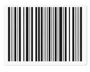 barcode on white background