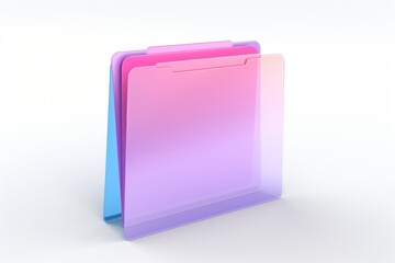 Folder icon white background technology rectangle.