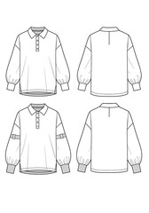 Oversized Elegance: A Design Sketch