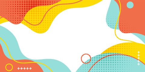 Abstract Vector Geometric Background. Wallpaper illustrations backdrop in pastel colors. Suitable for covers, poster designs, templates, banners and others