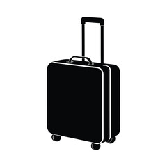 Suitcase Travel Vector Silhouette