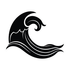 Wave Dynamic Vector Silhouette