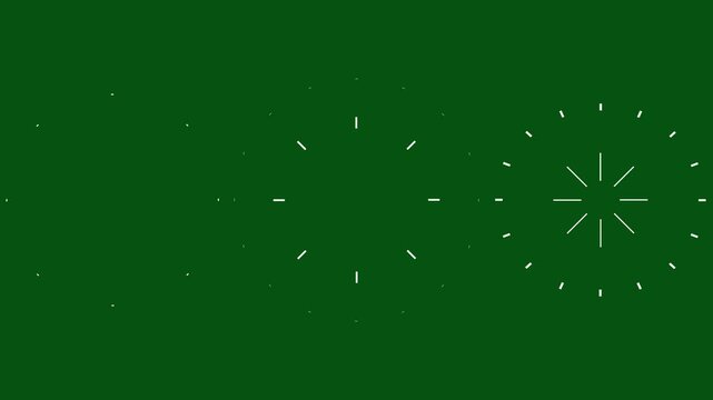Circle Burst, 4k Alpha Channel Motion Graphics in After Effects pop up, line, shiny, blast on green screen background .fireworks effect with simple shapes and black repeated lines. 4k ...