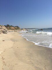 Serene Beach with Gentle Waves