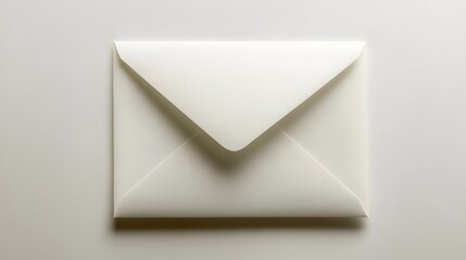 Blank White Envelope Mockup, Minimalist Stationary Design, Simple Paper Texture