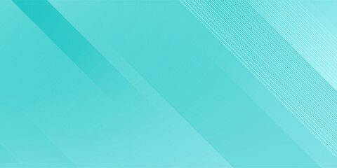 Bright colorful abstract geometric background with green turquoise gradient color combination. Simple arrow pattern color lines on background. Eps10 vector