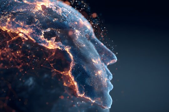 Hand reaching out to touch a digital globe with interconnected lines and lights symbolizing global connectivity and technology