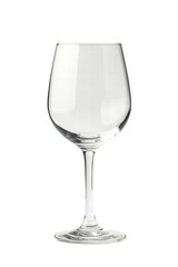 Isolated Empty Wine Glass with Stem