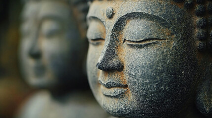 face of buddha statue