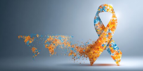 Symbol of hope and support for a global cause