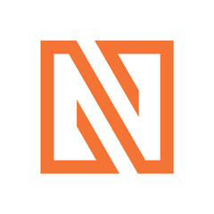 Letter N logo icon design template
