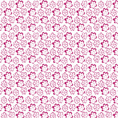 seamless pattern with flowers