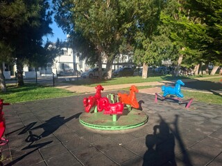 children playing in the park
