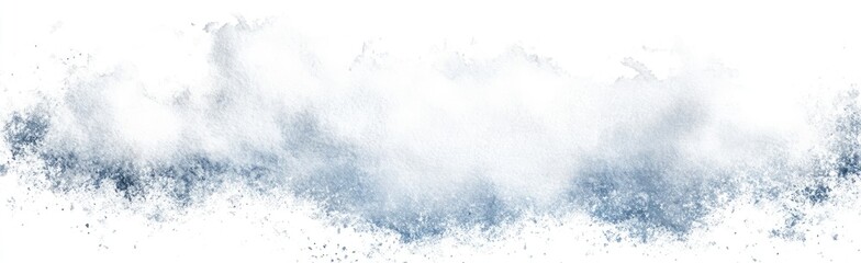 Abstract icy cloud formation