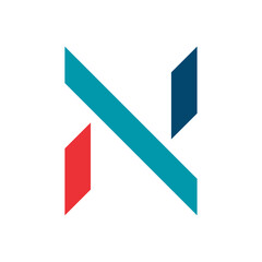Letter N logo icon design template