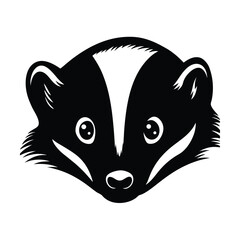 Spotted Skunk Head Peeking