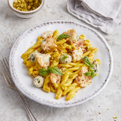 Pasta mit Frischkäse