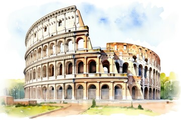 Fototapeta premium Architecture colosseum building landmark.