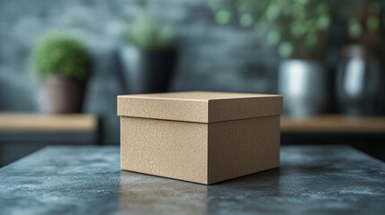 gift box on wooden background