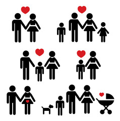 Happy Father's Day Family Icons Pack
