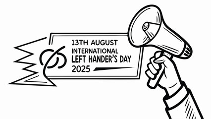 Creative Vector for International Lefthanders Awareness.eps