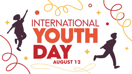 Diverse Teen Group for International Youth Day Campaign.eps