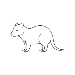 Obraz premium Clean Abstract Animal Figure For Corporate Identity And Marketing Material Svg