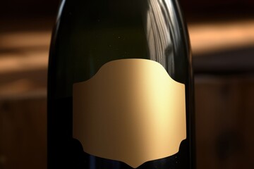 Bottle drink label wine.