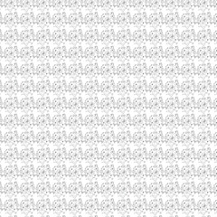 Whimsical Hand-Drawn Seamless Pattern Featuring Hearts with Arrows, Flowers, Musical Notes, and Lips, Perfect for Valentine's Day, Weddings, or Romantic Themed Backgrounds and Designs.