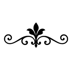Vector on transparent background, decorative elements, vignettes, patterns, borders, calligraphy