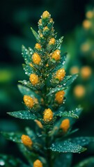 Fototapeta premium Close-Up Nature Flowers Plant Serene Atmosphere