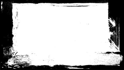 Distressed Grunge Border Frame vector image. 