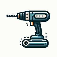 drill vector illustration
