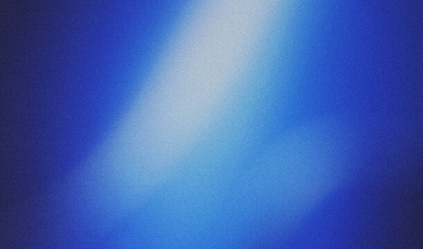 Blur light rays. Defocused neon glow. Sci-Fi illumination. Bokeh navy blue color gradient ultraviolet radiance flare on dark black futuristic abstract copy space background.