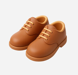 brown leather shoes