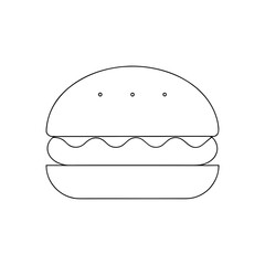 Classic Hamburger Delicious Fast Food Staple Perfect for Any Meal