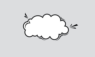 bubble comic vector for your design needs