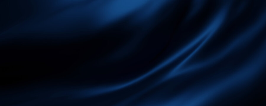 Abstract blue luxury fabric background 3d render